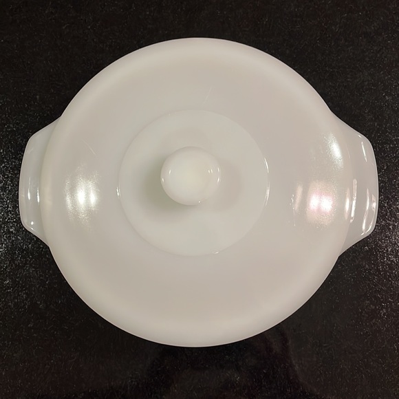 1 1/2 QT - Fire King Atomic Starburst Candle Glow  Glass Casserole - Picture 10 of 15